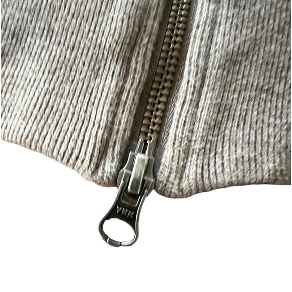 VTG Ralph Lauren polo hooded jacket XL full zip brown 100% cotton knit sweater - Picture 6 of 15